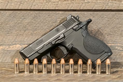 Csx reviews. Note CSX’s ambi thumb safety and slide stop, reversible mag release, and tabbed trigger to help make it drop-safe. The CXS has decent capacity for its size.About the same footprint as a small-frame snub-nose .38 Special revolver – and, of course, flatter – it can take a 10-round magazine which leaves a very short butt conducive to concealment and counting the round in the chamber gives ... 