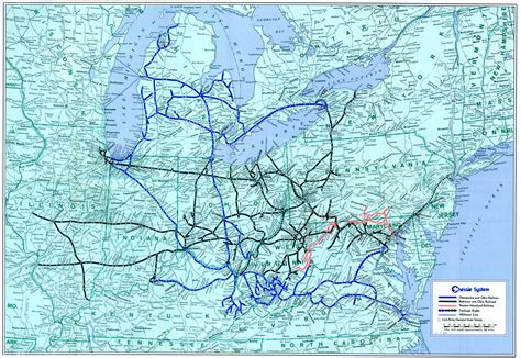 Csx subdivision map.  9/18/2023 7:00:18 PM .  Chessie System System Map...