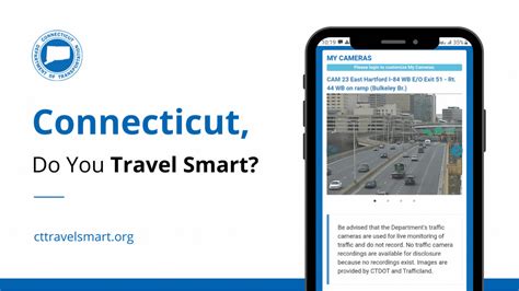 Ct travel smart. Visit the Connecticut Department of Transportation’s website for current information on the state’s airports, rail stations, bus routes and ports, as well as maps, projects and plans, real-time traffic updates and much more. Bookmark the Connecticut Department of Transportation’s new CT Travel Smart site for real-time, personalized travel ... 
