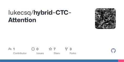 Ctc attention github.  Combining CTC and attention performs better on both clean and noisy data...