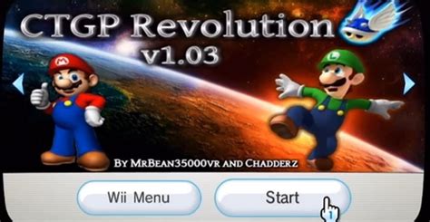 Ctgpr. Edit (2024-02-15): An unofficial solution to play CTGP off a USB has been around for a little over a year: CTGP-R MSC. This makes it possible to play CTGP-R on a Wii Mini, or a Wii/Wii U with a broken SD card slot. You still need a Mario Kart Wii disc though, and load times will be very slow, so USB should only be used as a last resort. This ... 