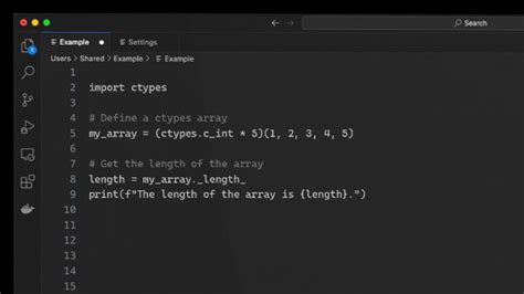 Ctypes array example.  typecode_or_type determines the type of the element...
