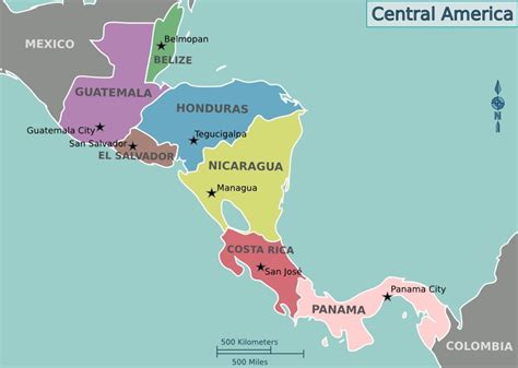 El Salvador es el país más pequeño y más densa