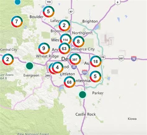 Spectrum Outage Map. This map shows an overview of service outages that occurred in the last 24 hours. A red indicator on the map indicates more outages are happening, while green color indicates fewer outages..