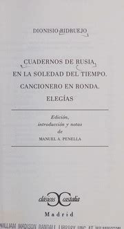 Cuadernos de rusia   en la soledad del tiempo. - Criminal investigation by hess 10th edition hardcover textbook only.