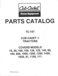 Cub cadet 1650 tc 157 q tractor parts manual. - Kurt tucholsky in selbstzeugnissen und bilddokumenten..