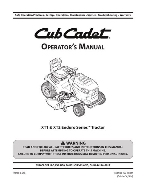 Cub cadet 20 hp 42 cut manual. - A little guide to the fifteenth arrondissement for the use.