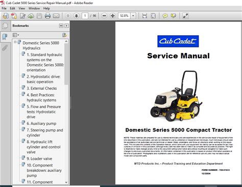 Cub cadet 5000 series service manuals. - Kia 2 9 crdi delphi ecu diagramm.