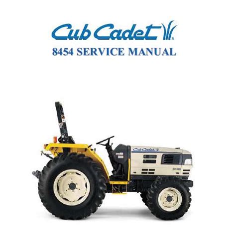 Cub cadet 8454 traktor service reparatur reparaturanleitung download herunterladen. - Yamaha yz 250 f 2003 manuale di riparazione di servizio.