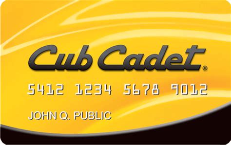 Cub cadet credit card payment. Subject to credit approval. Cub Cadet financing account issued by TD Bank, N.A. Apply with TD Bank 12 2.99% APR with 48 Monthly Payments: Minimum purchase $3,500. There is a promotional fee of $125 for this transaction. 12 2.99% APR with 48 Monthly Payments: Offer only available on new Cub Cadet utility vehicles. Minimum purchase $3,500. 