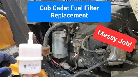 Cub cadet fuel filter replacement.  Learn about the cub cadet fuel filter lo...