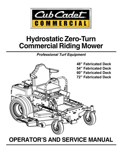 Cub cadet m60 tank mower manual. - A seniors guide to money scams and frauds.