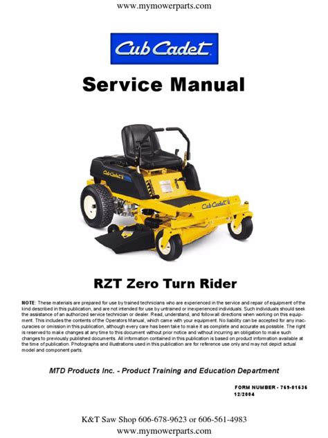 Cub cadet rzt series zero turn service repair manual. - Infiniti fx35 fx50 full service repair manual 2009.