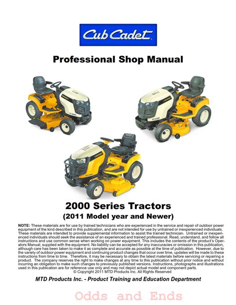Cub cadet service manual gtx 2100. - John deere manual for 155c tractor.