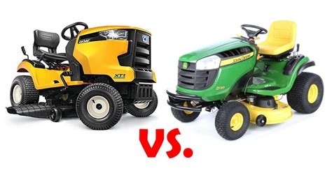 The Cub Cadet XT2 and John Deere X350 are both excellent lawn and g