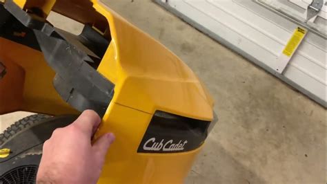 Everything you need to do to remove (and then put back) the deck on a Cub Cadet XT1 lawn tractor. The only tool you'll need is a 9/16" wrench and this can al....