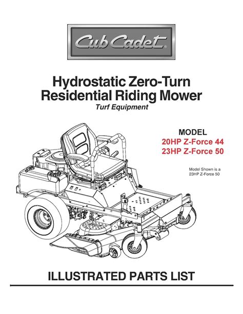 Cub cadet z force 50 parts manual. - Manual de servicio bajaj ct 100.