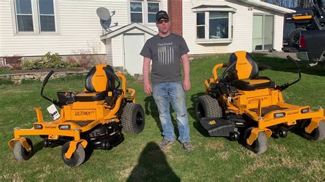 Cub cadet zt1 vs zt2. I also don't plan on towing anything super heavy. Maybe a pull-behind aerator, or lawn sweeper a few times a season. The main differences between these two machines are the tires (20x10" on the ZT1 vs 20x12" on the ZT2) and the transmissions (EZT2200 on the ZT1 and ZT2800 on the ZT2). My local dealer lists them at about a $1k difference. 