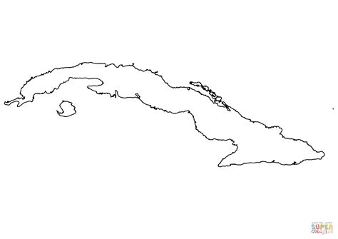 Cuban Map Coloring Pages Printable Coloring Pages
