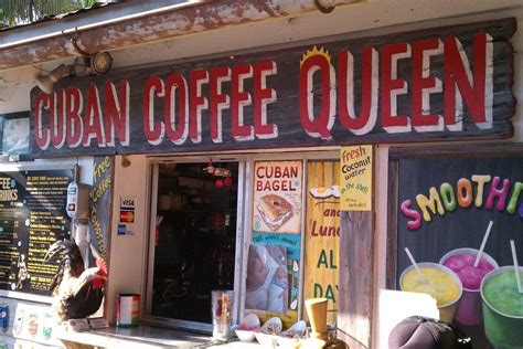Cuban coffee key west. From fresh roasted Mojo pork to Havana rice and beans, the Cuban Coffee Queen has you and your appetite covered for breakfast, lunch and dinner. Located in the ... 