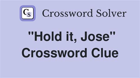 Cuban hero Jose - 1 answer Crossword Clues