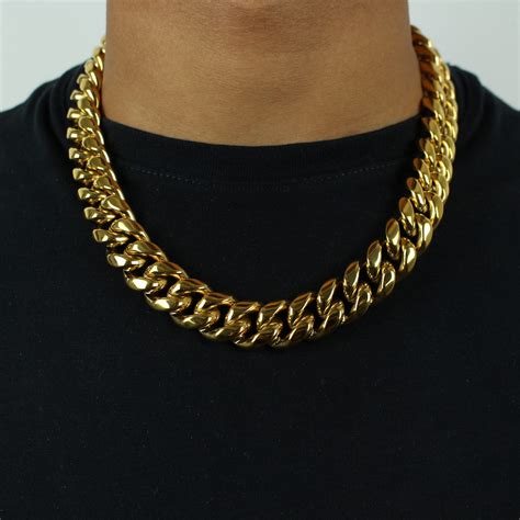 Cuban link. The Cuban Link Chain is considered to be an essential accessory of the Hip Hop, Rapper fashion movement. At The Gold Gods®, we have the largest collection of Cuban link chains over 30+ styles to choose from the Miami, flat edge, flooded diamond, 2 tones solid gold and many more. 