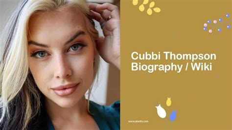 Cubby Thompson Onlyfans Leak