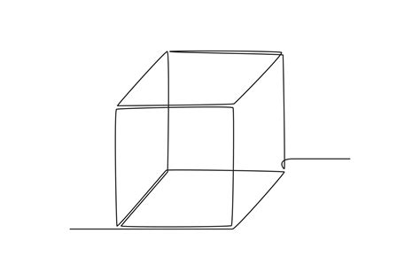 Cube Line Drawing Vector Images (over 6,000)