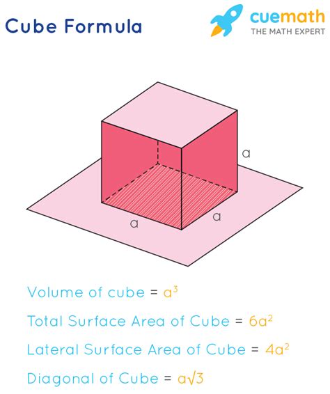 Cube Shape Definition Net Examples Formulas