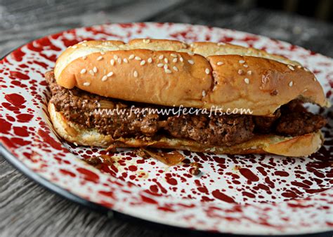 Cube Steak Sandwiches - The Farmwife Crafts