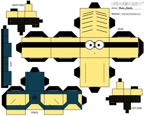 Cubeecraft - Cubeecraft are paper toys for when you’re feeling square. Disclaimer: The material presented here is my original creation, any characters not created by myself are in no way official nor …