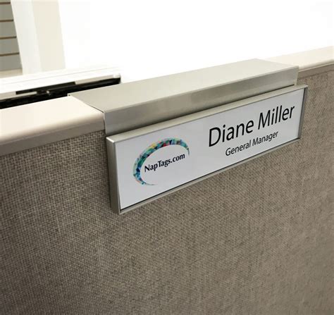 Cubicle Name Plate Template