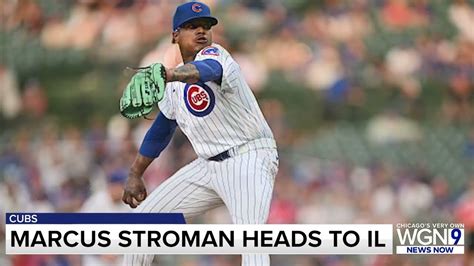 Cubs' starter Marcus Stroman will be out of the rotation for a bit
