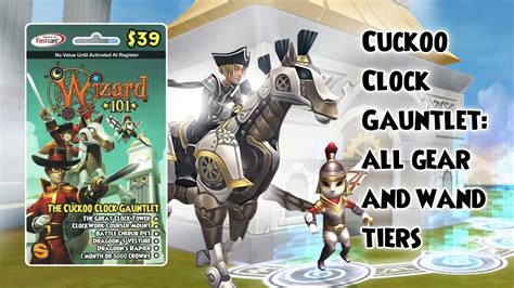 Cuckoo clock bundle wizard101. This is dino-mite! Now through Monday, August 29th, you can get the Dino Bundle and Cuckoo Clock Gauntlet in the online cart for 25% off! The Dino Bundle includes: Pyramid of the Lost Horizon with Hidden Catacombs Two Person Tyrannosaurus Rex Mount Stegosaurus Pet Warrior's Outfit Hunter's Bow Weapon 5,000 Crowns OR 1 Month Wizard101 membership 