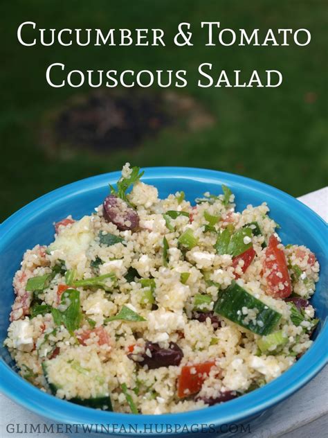 Cucumber and Tomato Couscous Salad Recipe - Delishably