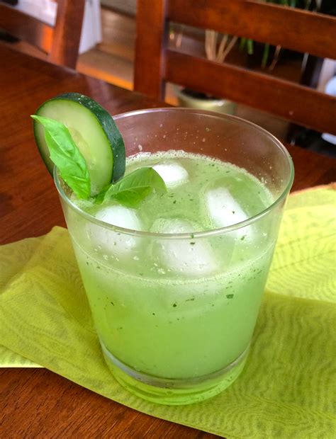 Cucumber-Basil Syrup