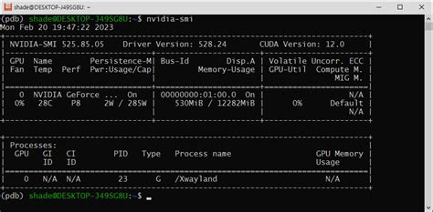 Cuda check gpu.  Mar 5, 2026 · WSL 2 support for GPU allows for these ap...