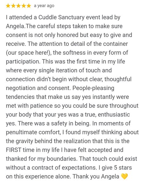 Cuddle sanctuary reviews.  We strive to create a welcome place regardl...