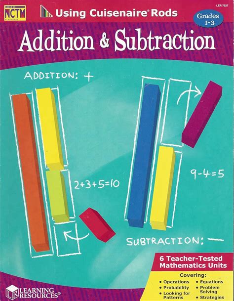 Cuisenaire Rods Kit for Addition, Subtraction, and Fractions