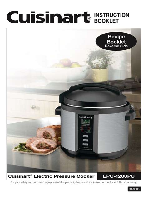 Cuisinart pressure cooker user guide. Things To Know About Cuisinart pressure cooker user guide. 
