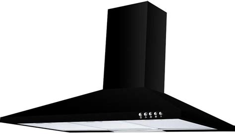 Culina UBSCH90BL 90cm Chimney Cooker Hood - Black, Box.co.uk