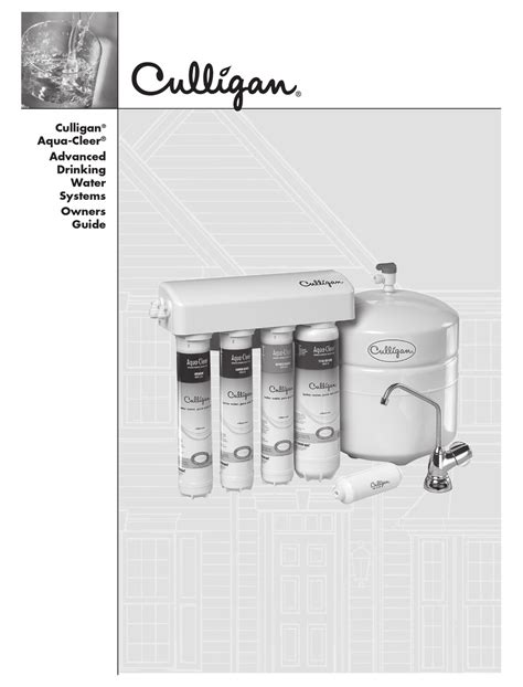 Culligan aqua cleer series a a service manual. - Line 6 spider iii 150 manual download.