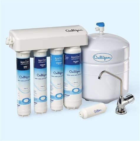 Culligan reverse osmosis system. Culligan® E2 Series 6.9 Gallons Per Minute (gpm) Nominal Capacity Reverse Osmosis System. Feed Water Temperature N/A. 33 to 100 ºF 1 to 40 ºC. Length N/A. 26 in 660 mm. Width N/A. 29 in 737 mm. Height … 
