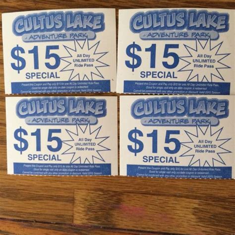 Cultus lake adventure park coupons. Visitors to the park are immersed in a world of vibrant colours and interesting characters with state-of-the-art amenities. The park has 18 rides and attractions, including the beloved miniature golf course, and food and drinks stalls available for purchase. If you haven’t been to Cultus Lake for a while, you won’t believe the changes! 