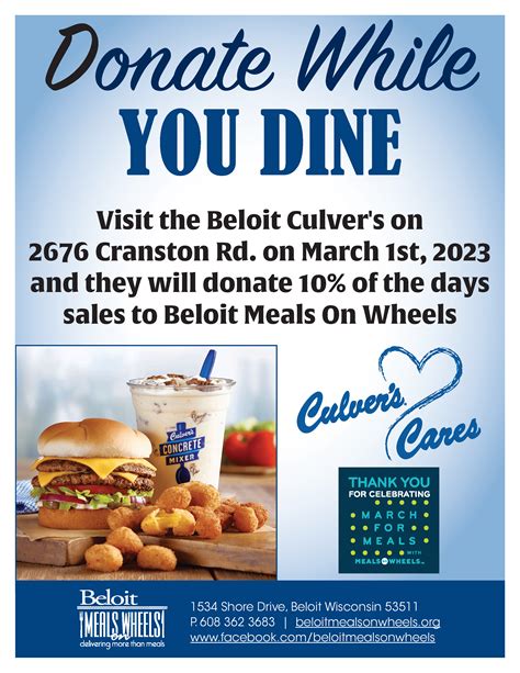 The actual menu of the Culver’s fast food. Prices and visitors' opinions on dishes. Log In. ... #45 of 292 places to eat in Beloit. Applebee's Grill + Bar menu