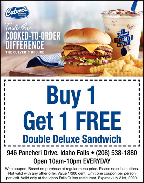 Chesterfield, MO. Local Coupons Coupon Codes Grocery Coupons Advertise With Us. culver's. Culver's - be our guest and pay less when you redeem these Valpak coupons for savings on our delicious foods. Your family will love you for it.. 