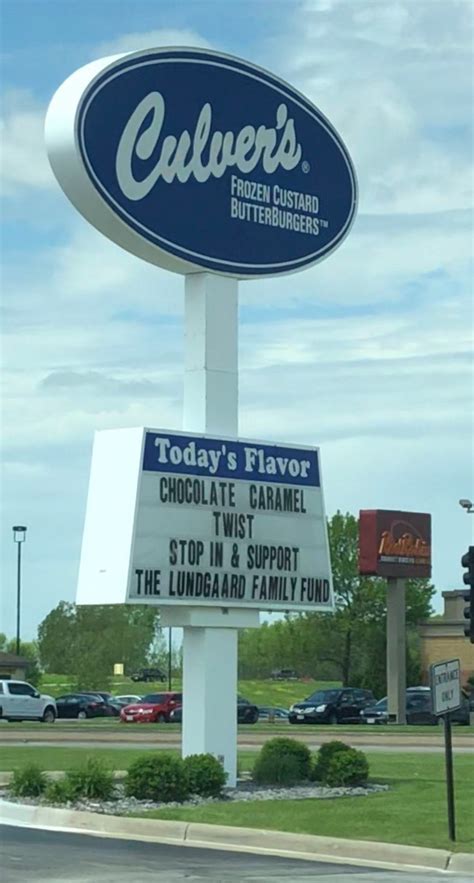 21 sept 2020 ... Culver's will hold a special Share Day on Monday, September 21st from 10:00 a.m. – 10:00 p.m. at the Darboy, Little Chute, Grand Chute, .... 