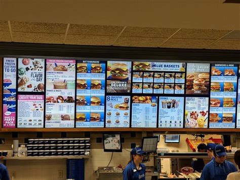  View the menu for Culver's and rest