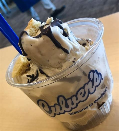  Cappuccino Cookie Crumble. Rich Espresso Fresh Frozen Custard swirled with crushed sugar cookies and novelty chocolate. Allergy Alerts: Egg. Milk. Soy. Wheat/Gluten. View Ingredients. . 