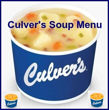 Today’s Flavor of the Day. Sign up for monthly forecast View flavor calendar. Closed until 10:00 AM. Lobby & Dine-In Hours: Mon - Sun 10:00 AM - 10:00 PM; Drive Thru: ... Add to Calendar Culver's of Janesville, WI - Midland Rd Wednesday, May 22. Soups: Broccoli Cheese Soup, ...